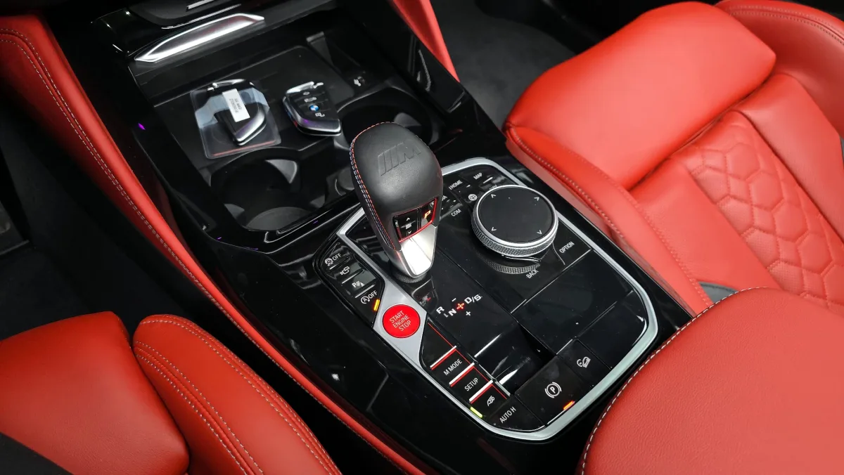BMW X4M interior detail
