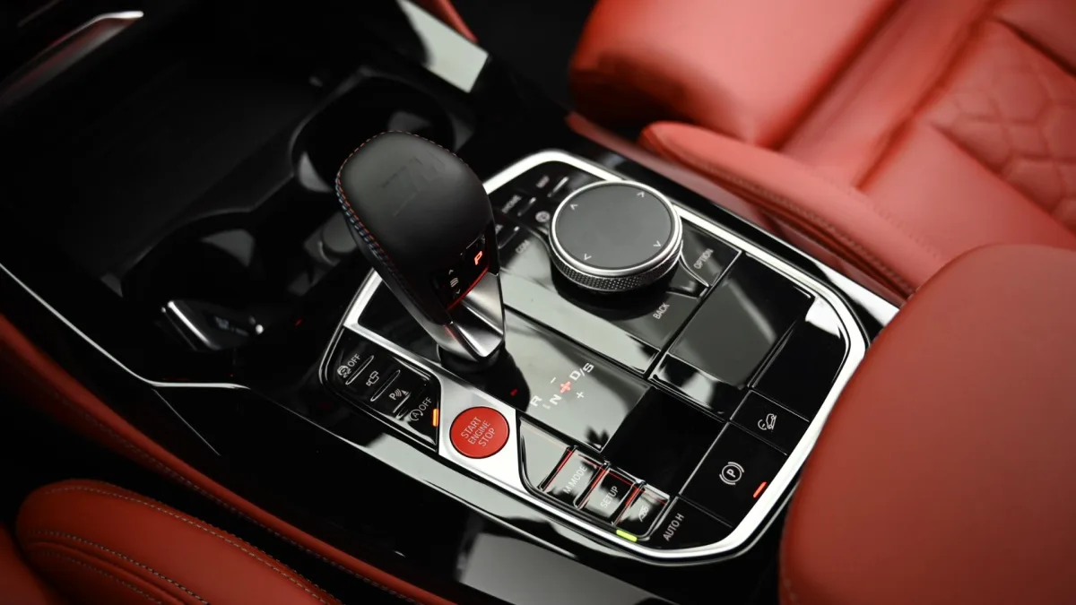 BMW X4M interior detail