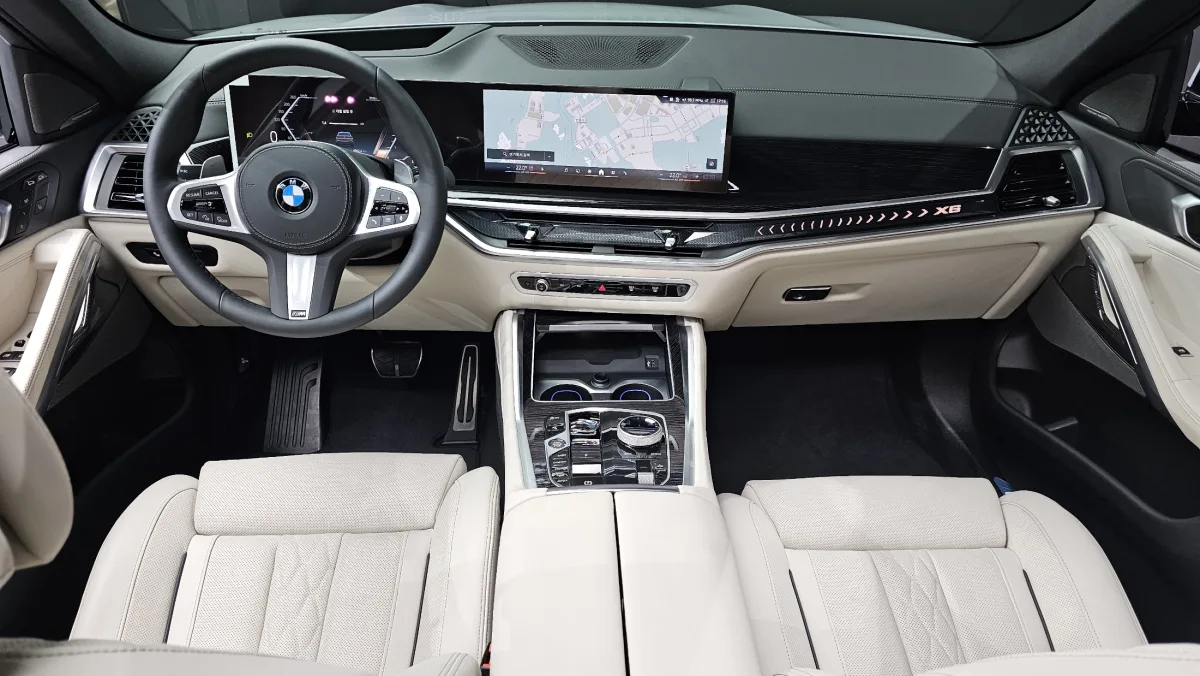 BMW X6 interior detail