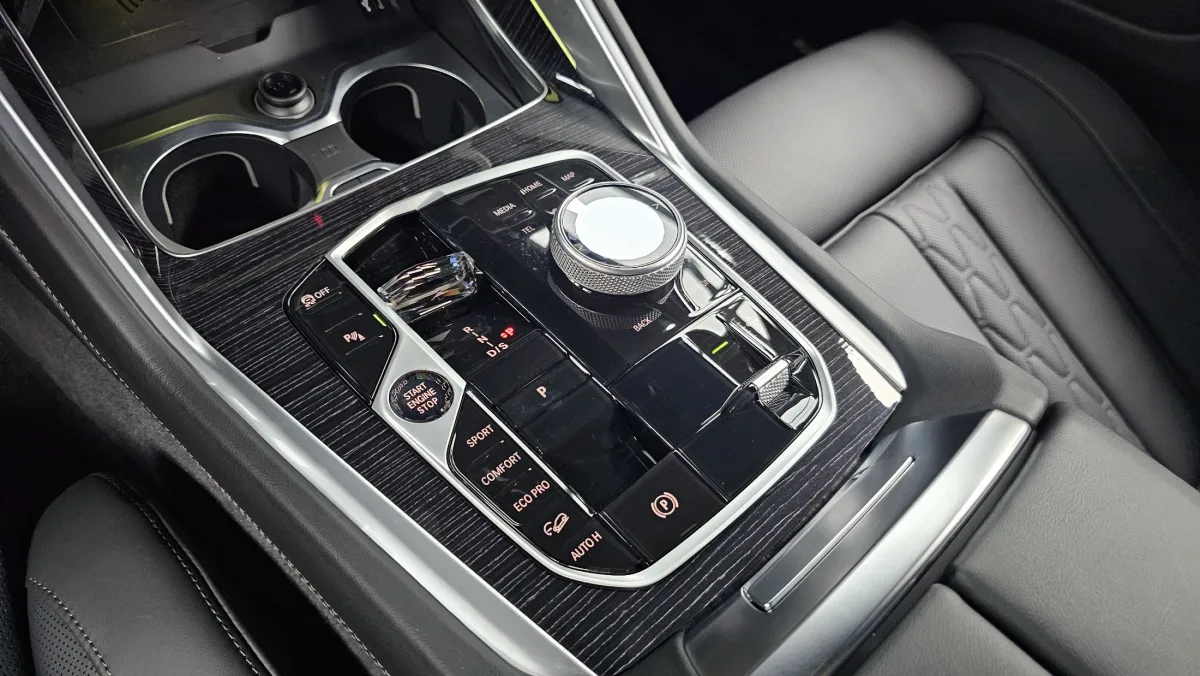 BMW X6 interior detail