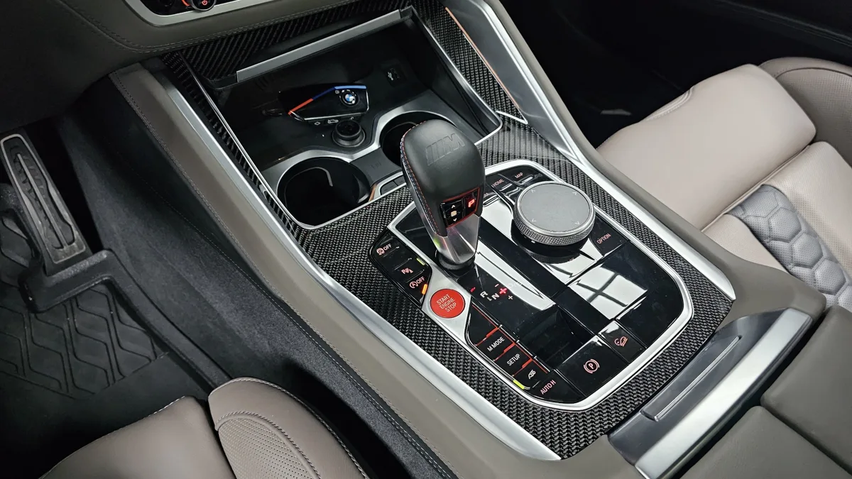 BMW X6M interior detail