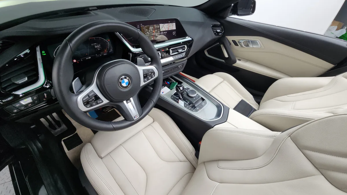 BMW Z4 interior detail