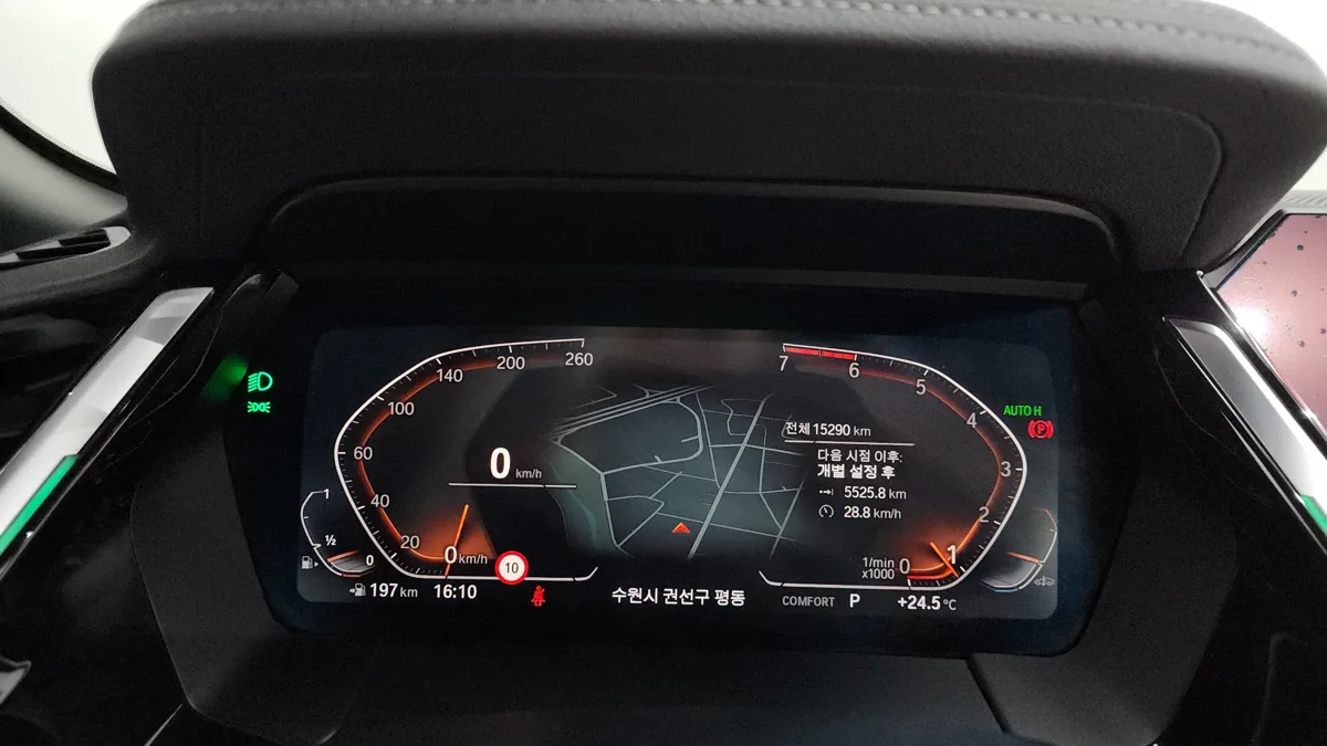 BMW Z4 interior detail