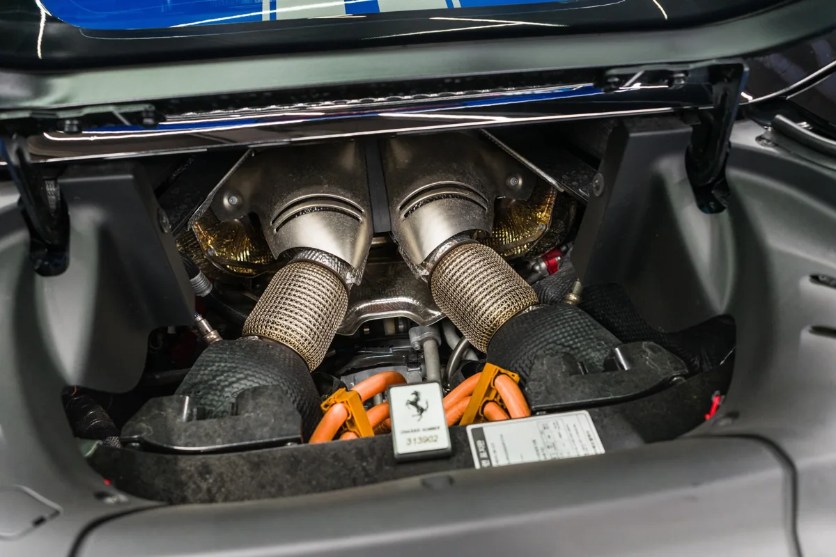 Ferrari 296 interior detail