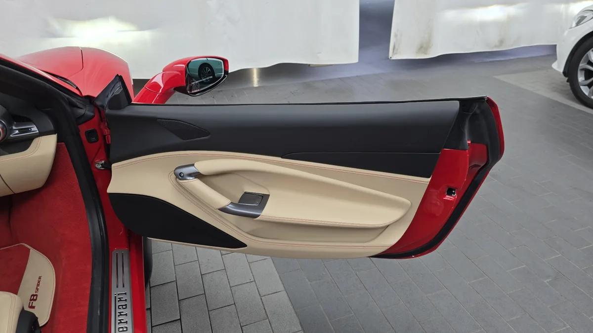 Ferrari F8 interior detail