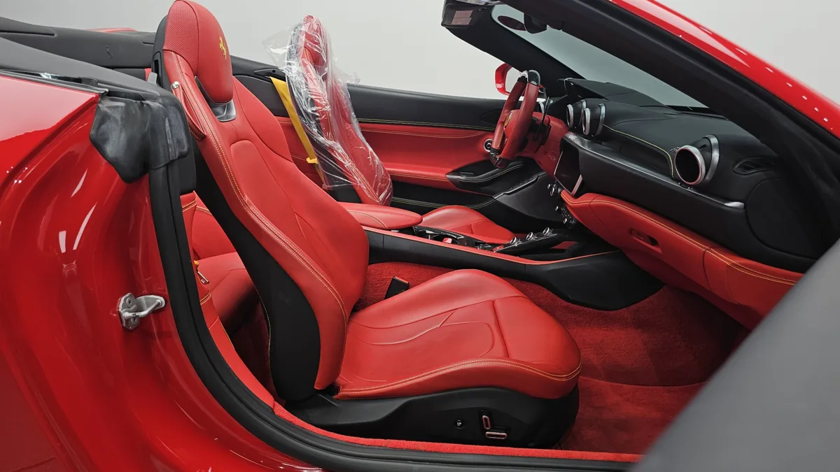 Ferrari Portofino interior detail