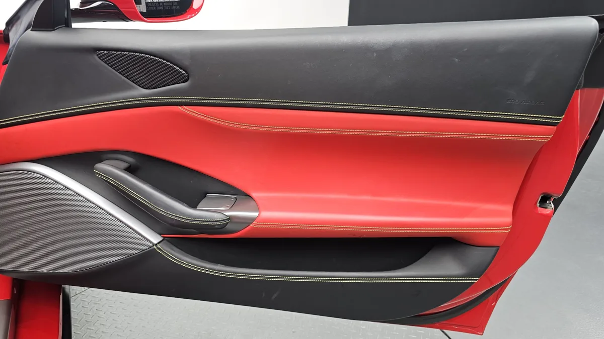 Ferrari Portofino interior detail