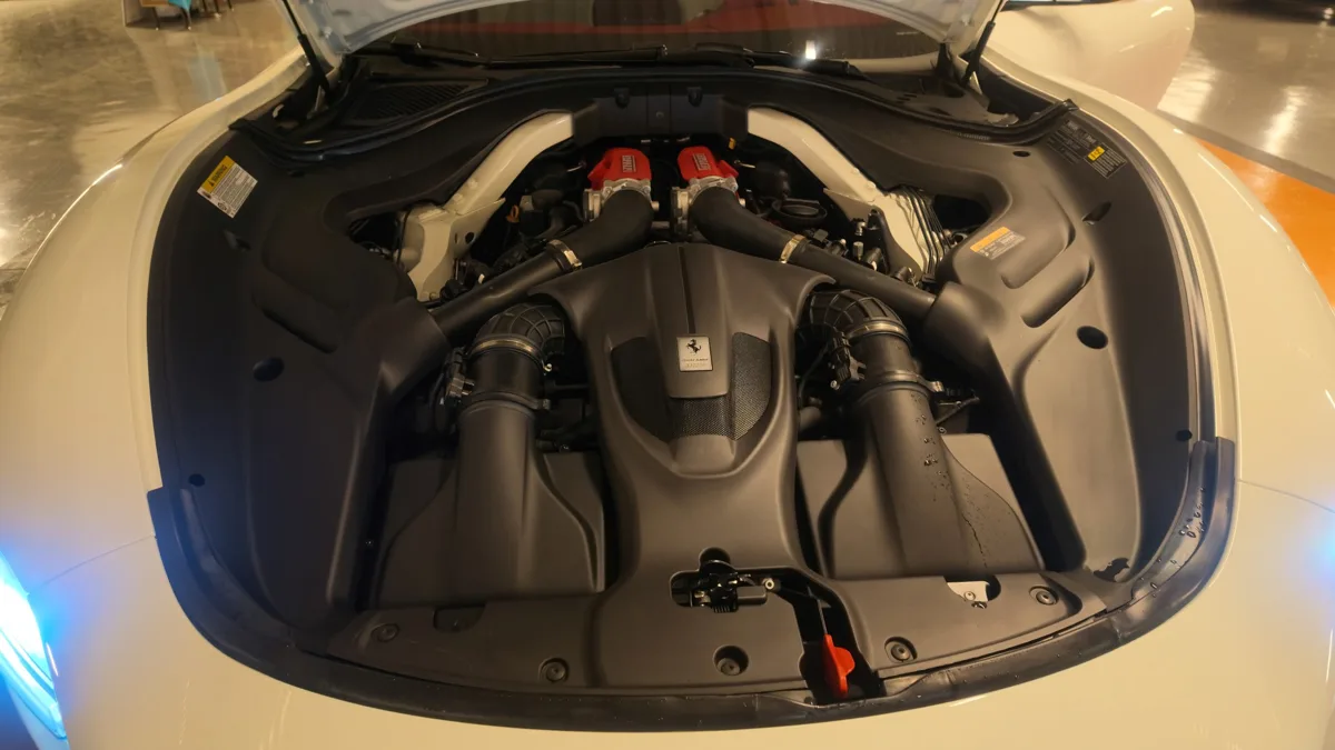 Ferrari Roma interior detail