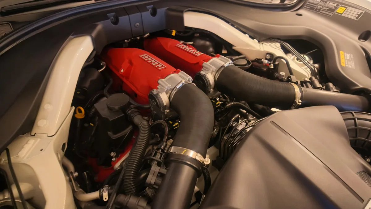 Ferrari Roma interior detail