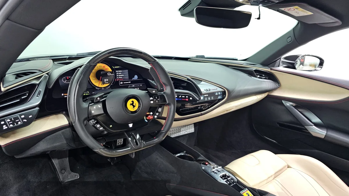 Ferrari SF90 interior detail