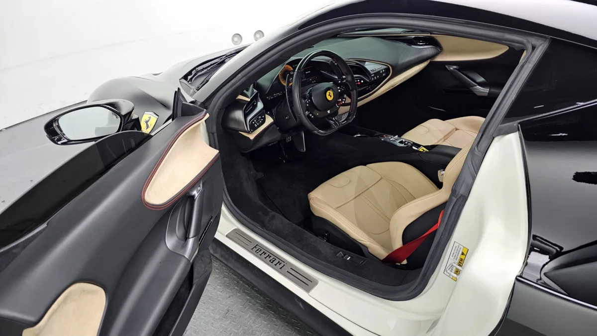 Ferrari SF90 interior detail