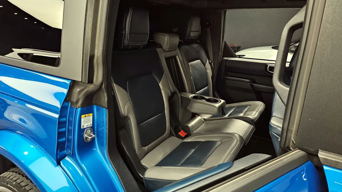 Ford Bronco interior detail
