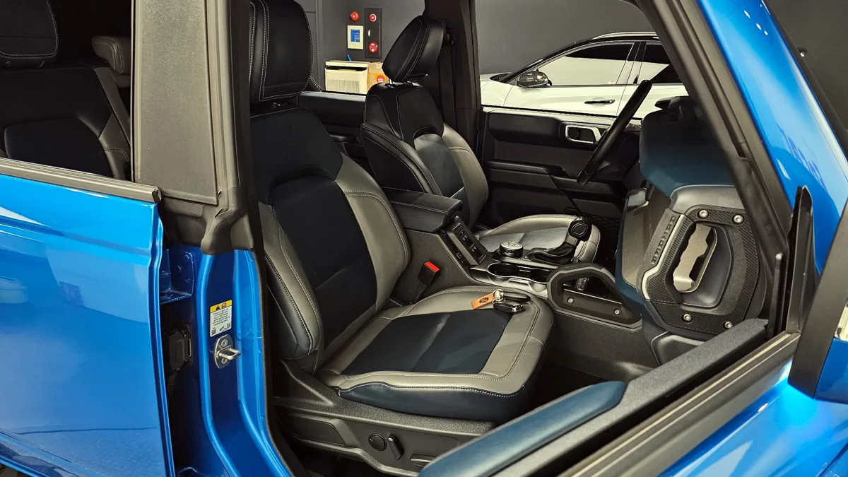 Ford Bronco interior detail