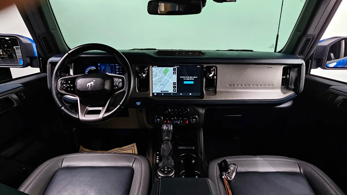 Ford Bronco interior detail