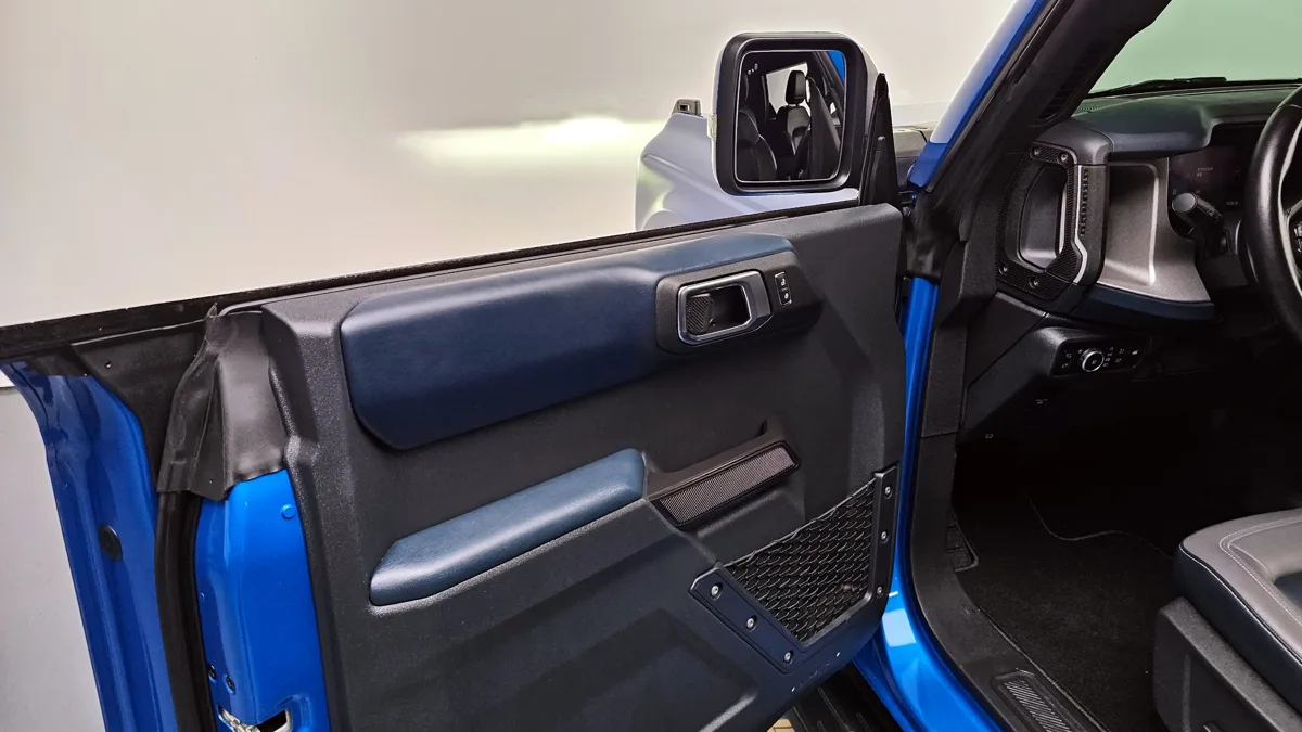 Ford Bronco interior detail