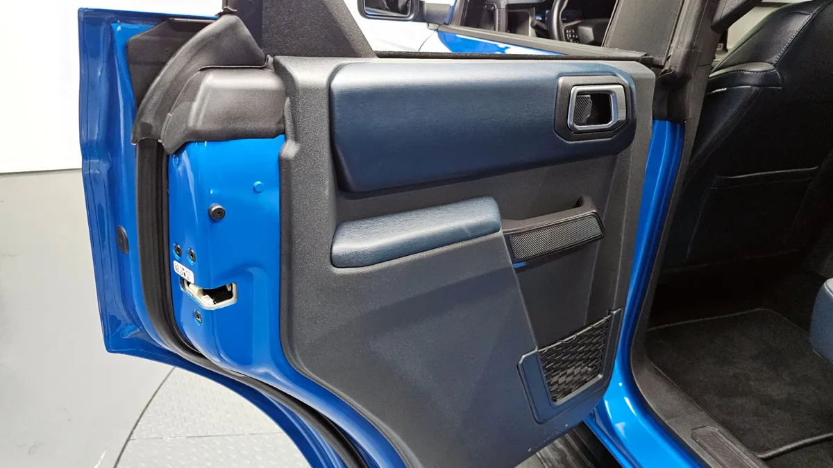 Ford Bronco interior detail