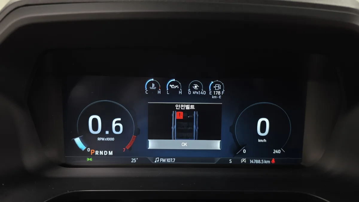 Ford Expedition interior detail