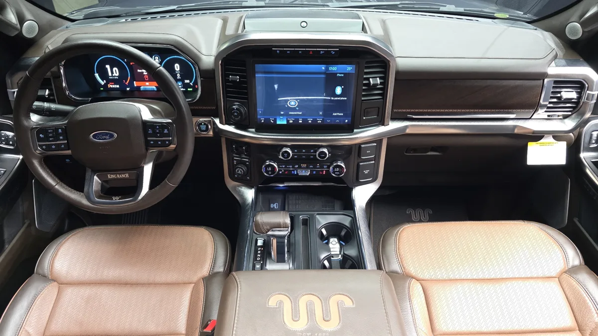 Ford F-150 interior detail