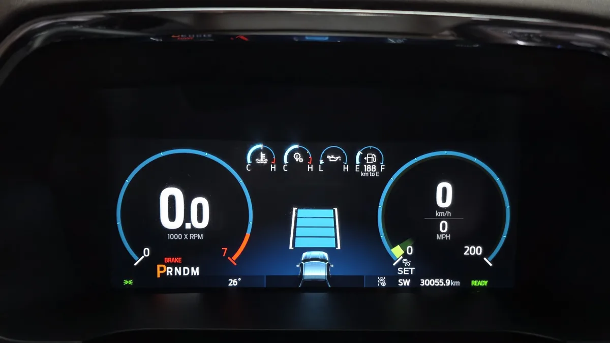 Ford F-150 interior detail