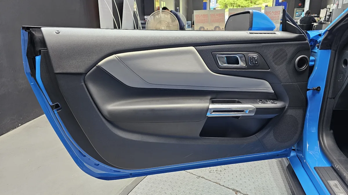 Ford Mustang interior detail