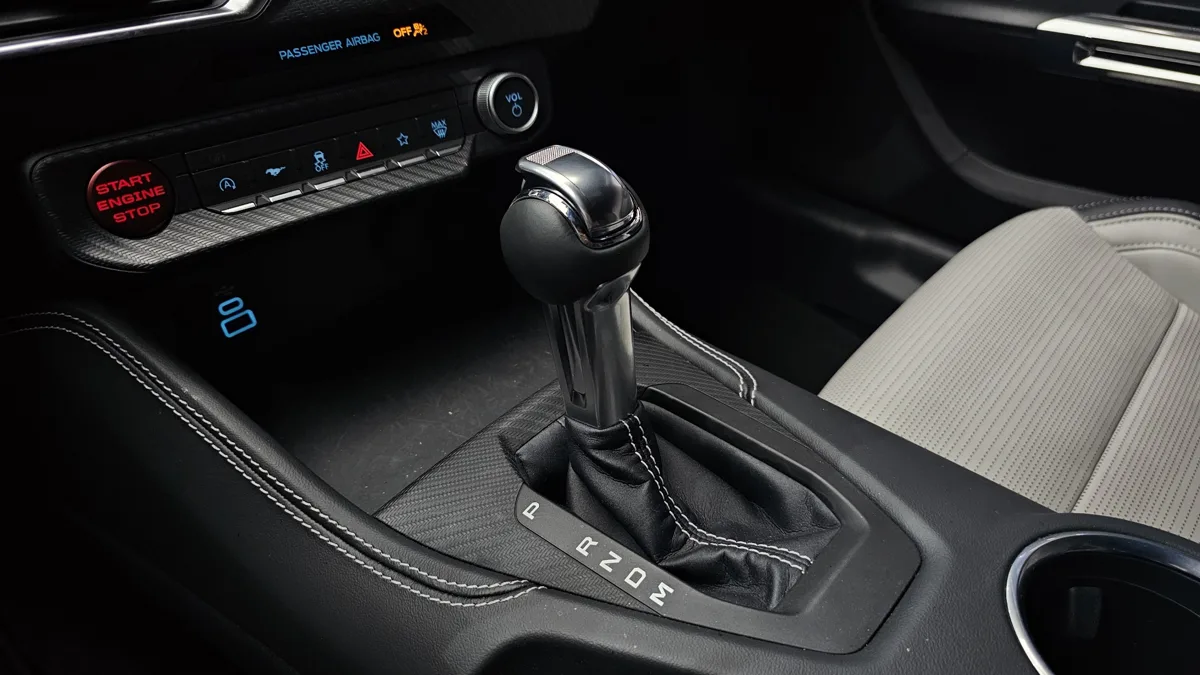 Ford Mustang interior detail