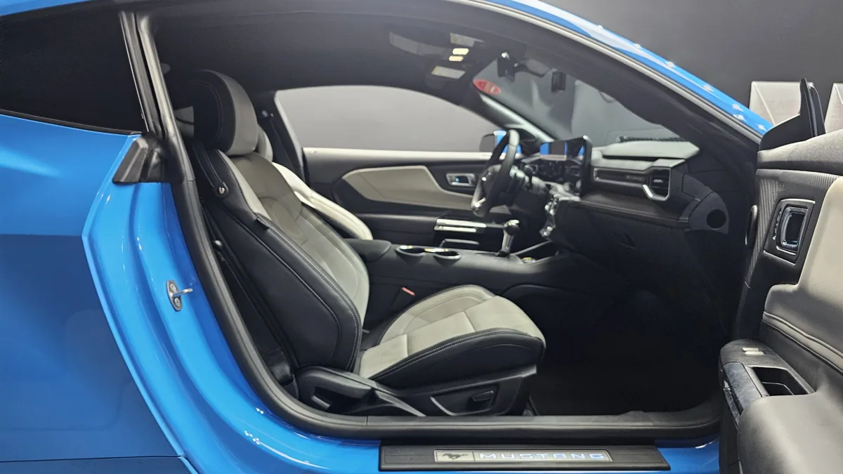 Ford Mustang interior detail