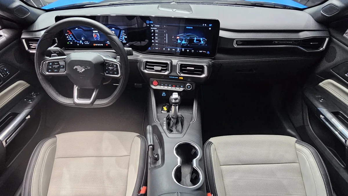 Ford Mustang interior detail