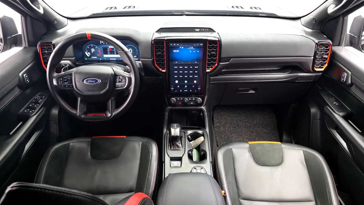 Ford Ranger interior detail