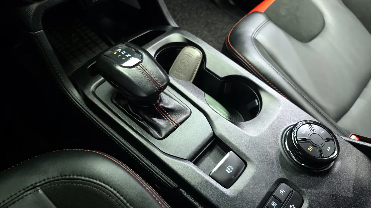 Ford Ranger interior detail