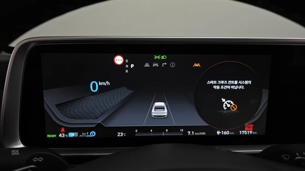Hyundai Ioniq 6 interior detail