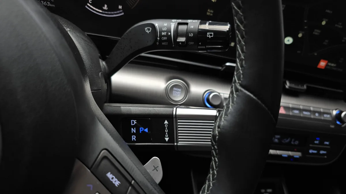 Hyundai Kona interior detail