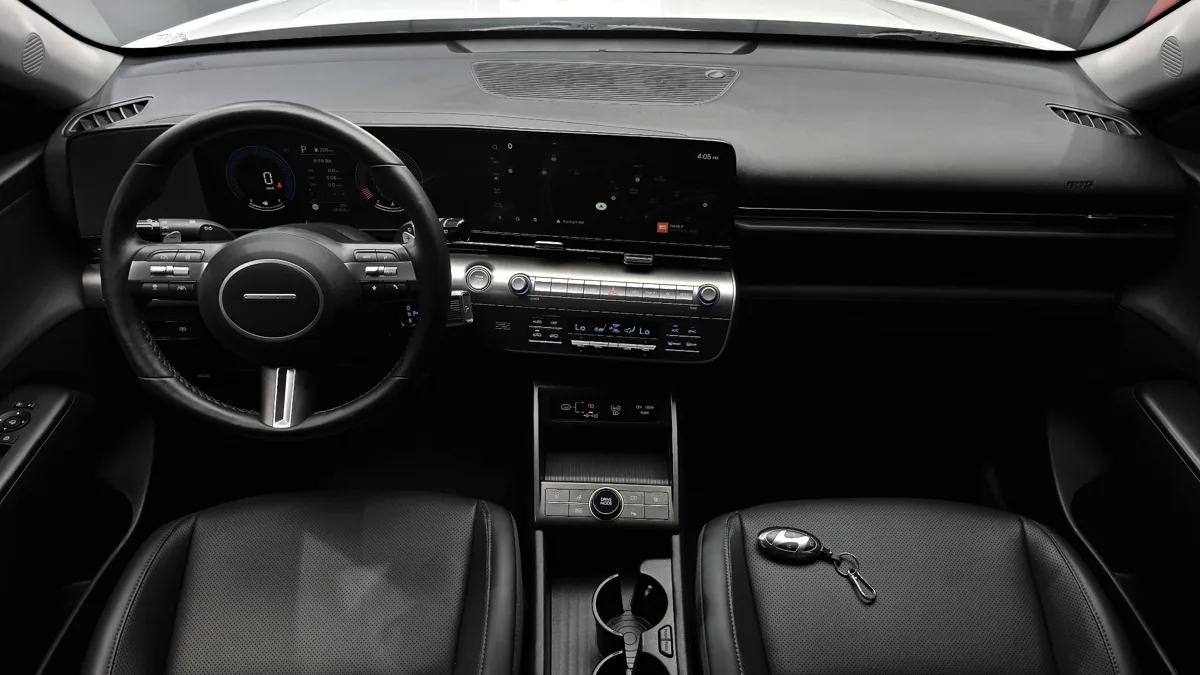 Hyundai Kona interior detail