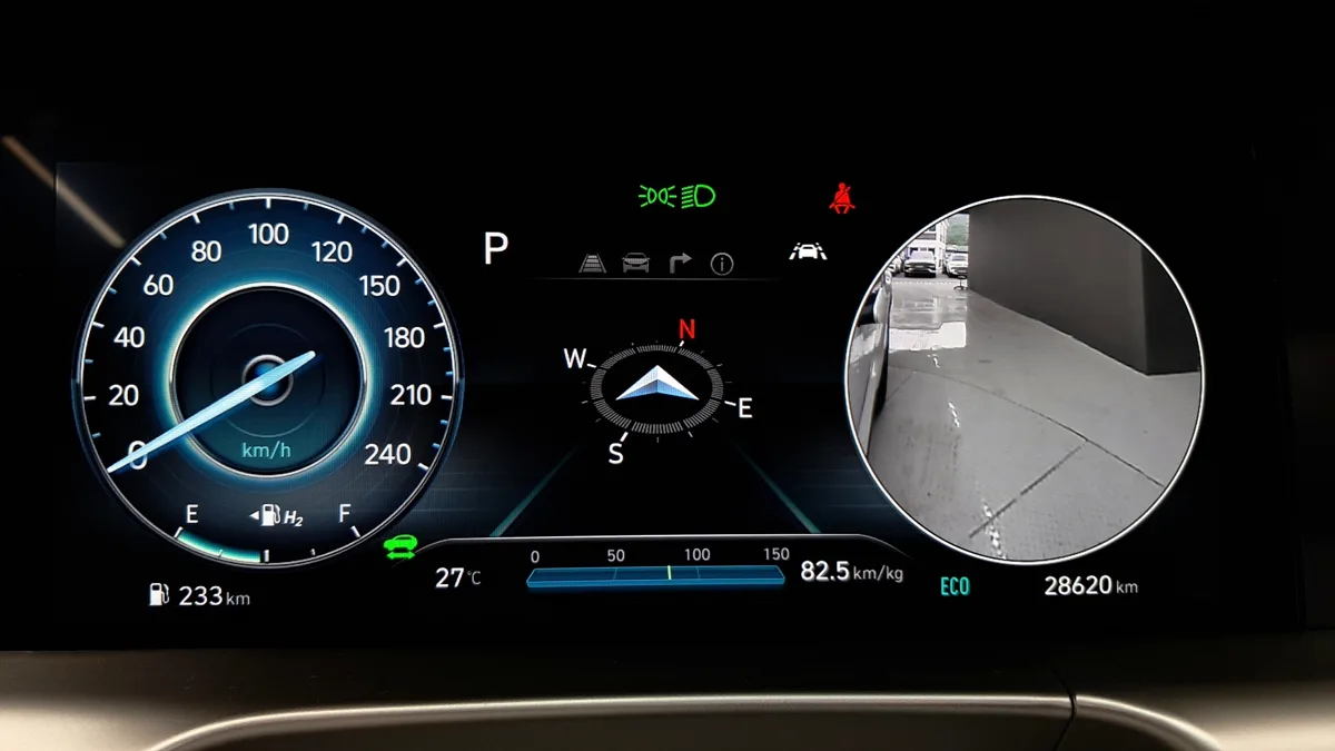 Hyundai Nexo interior detail