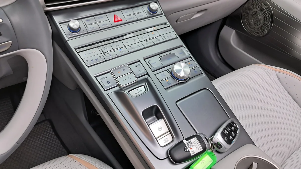 Hyundai Nexo interior detail
