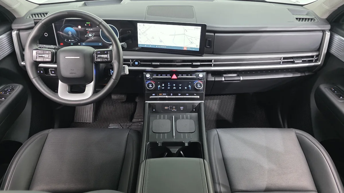 Hyundai Santa Fe interior detail