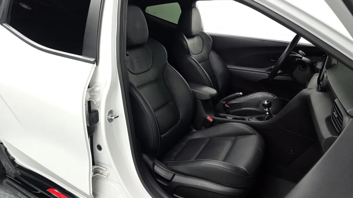 Hyundai Veloster interior detail