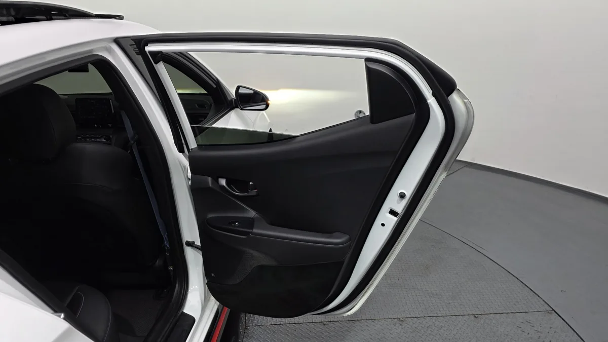 Hyundai Veloster interior detail