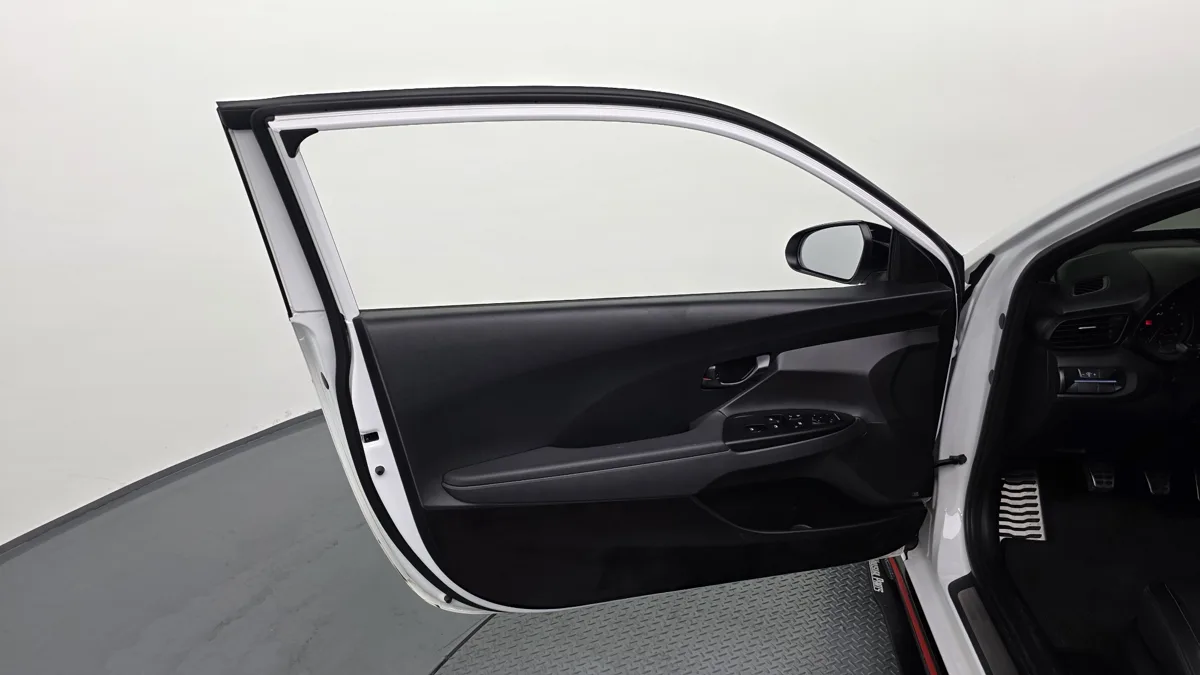 Hyundai Veloster interior detail