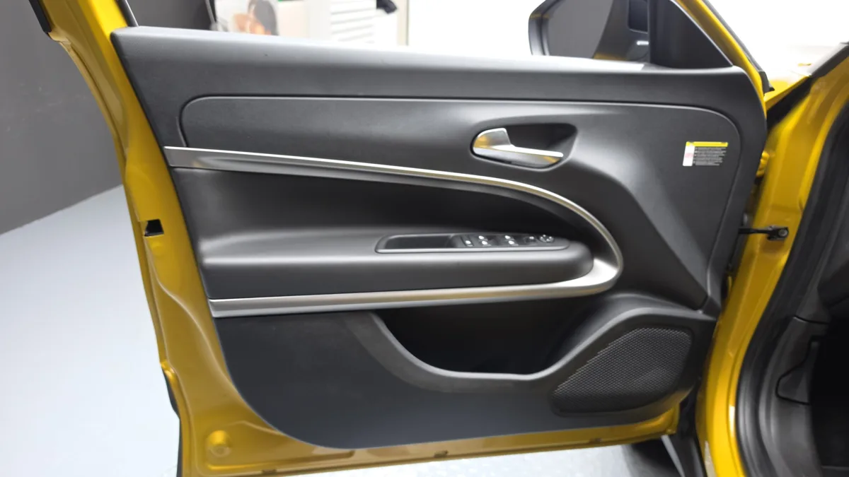 Jeep Avenger interior detail