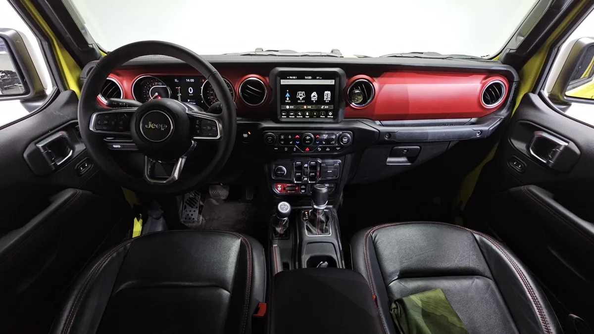 Jeep Gladiator interior detail