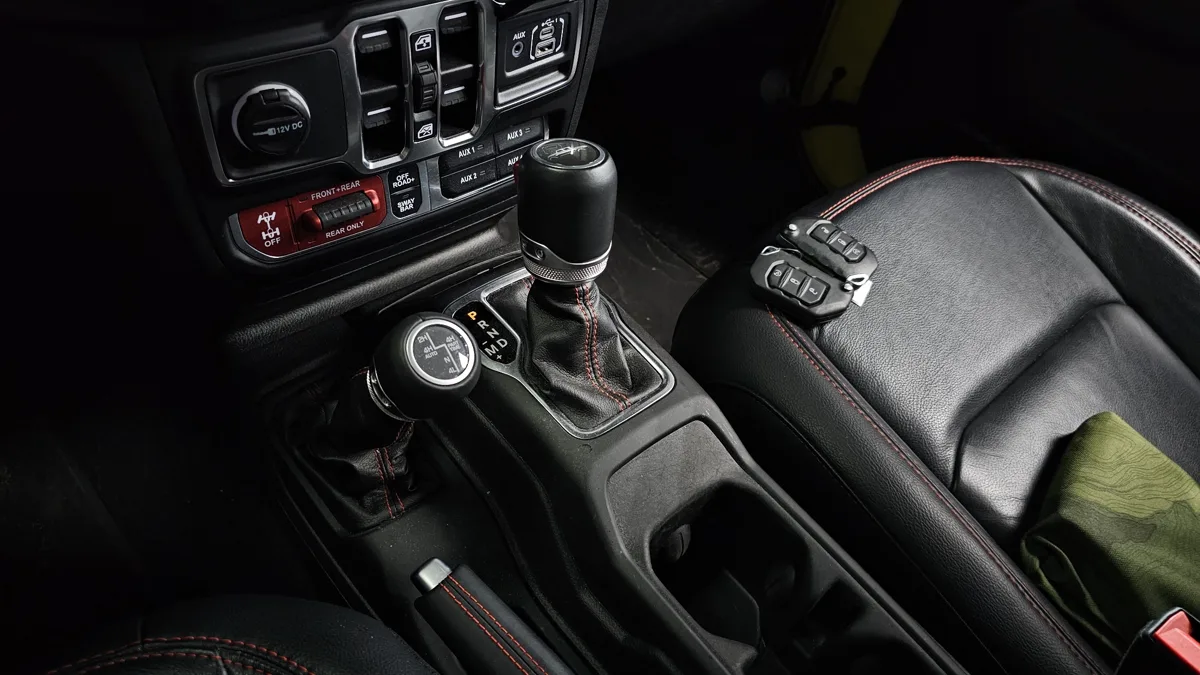 Jeep Gladiator interior detail