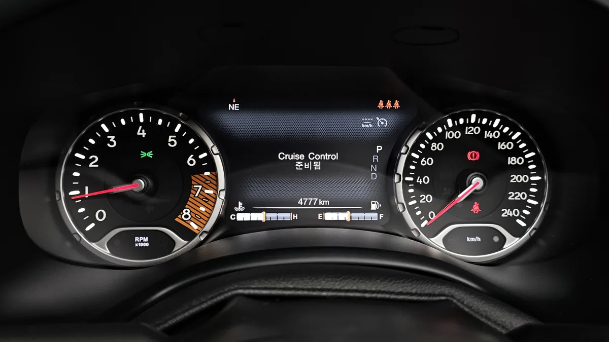 Jeep Renegade interior detail