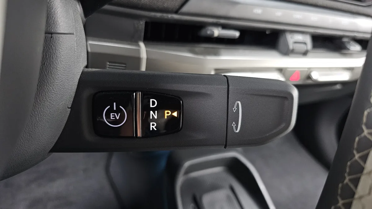 Kia EV3 interior detail