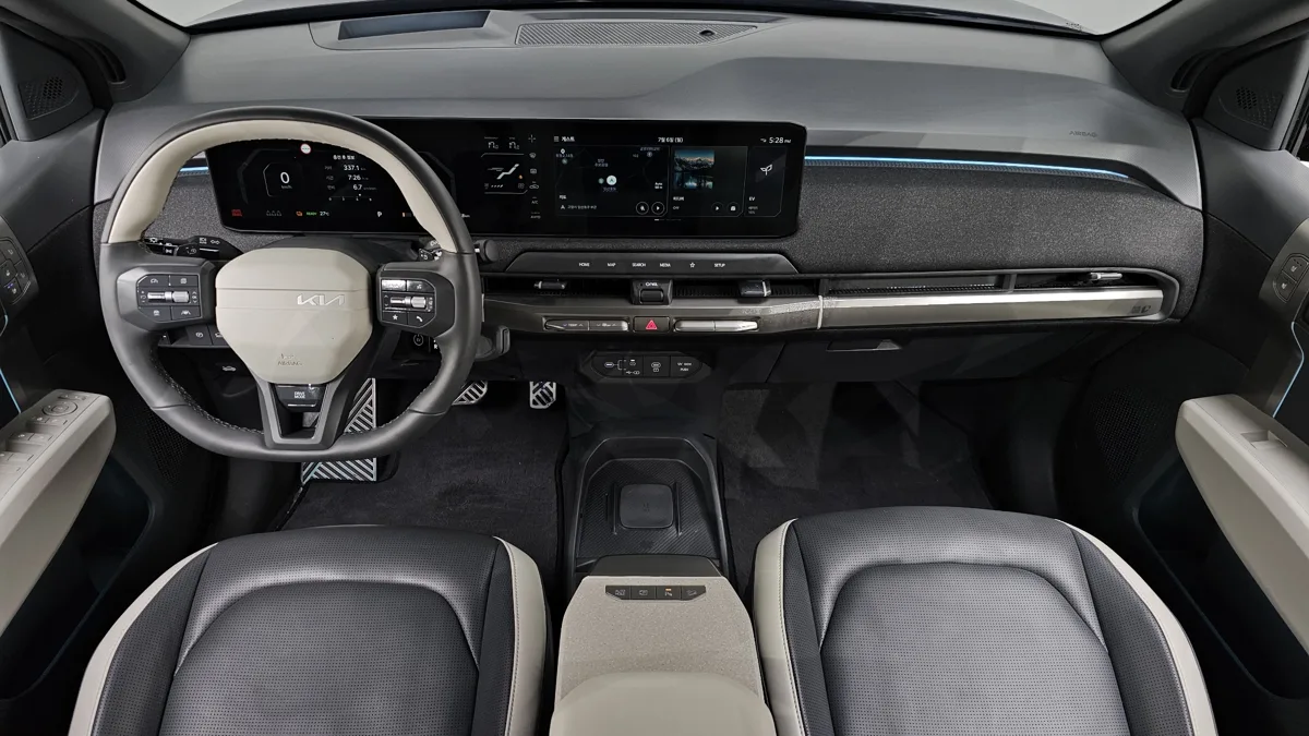 Kia EV3 interior detail