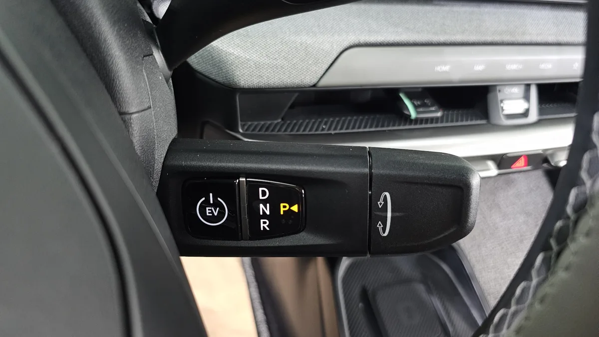Kia EV4 interior detail