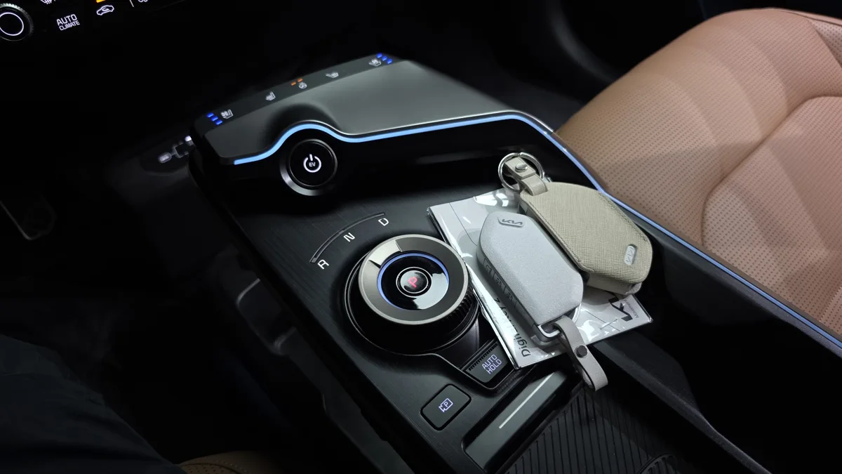 Kia EV6 interior detail
