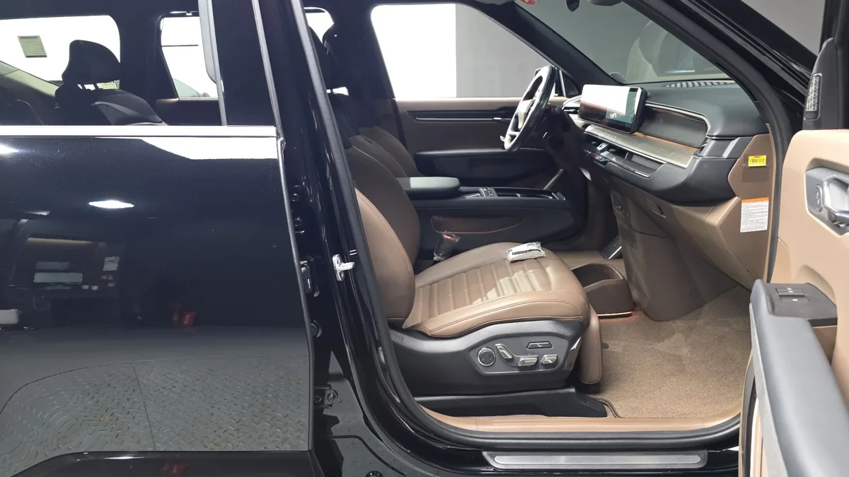 Kia EV9 interior detail