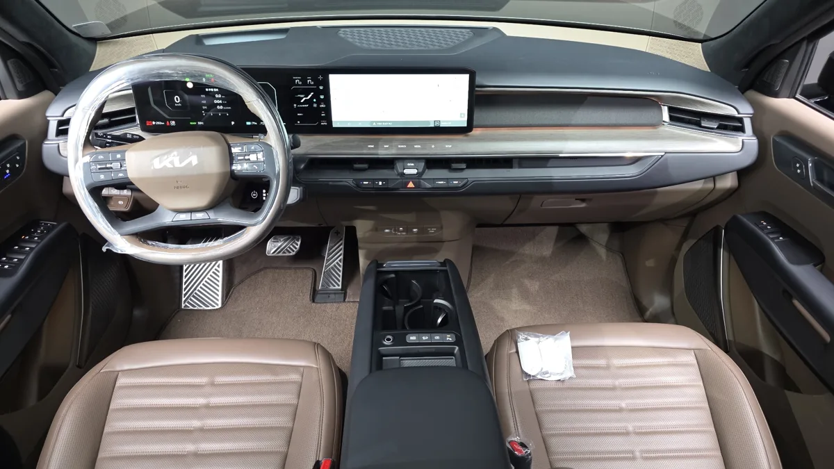 Kia EV9 interior detail