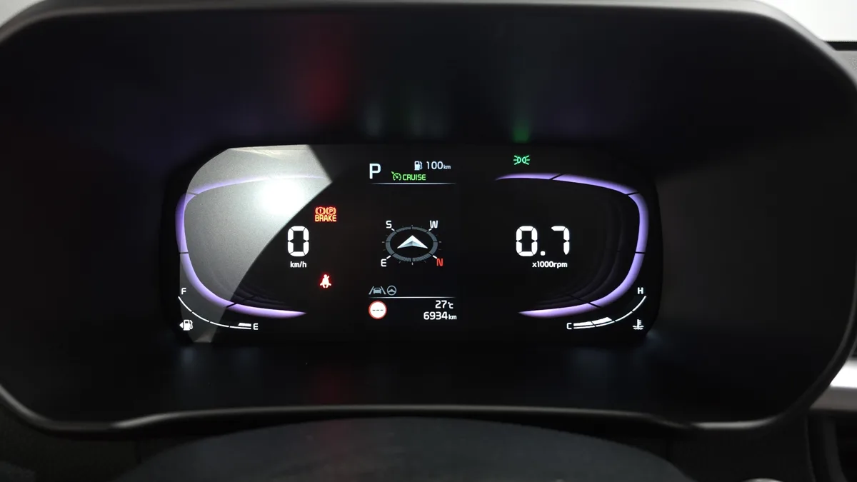 Kia Picanto (Morning) interior detail