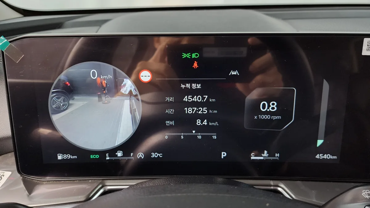 Kia Sorento interior detail